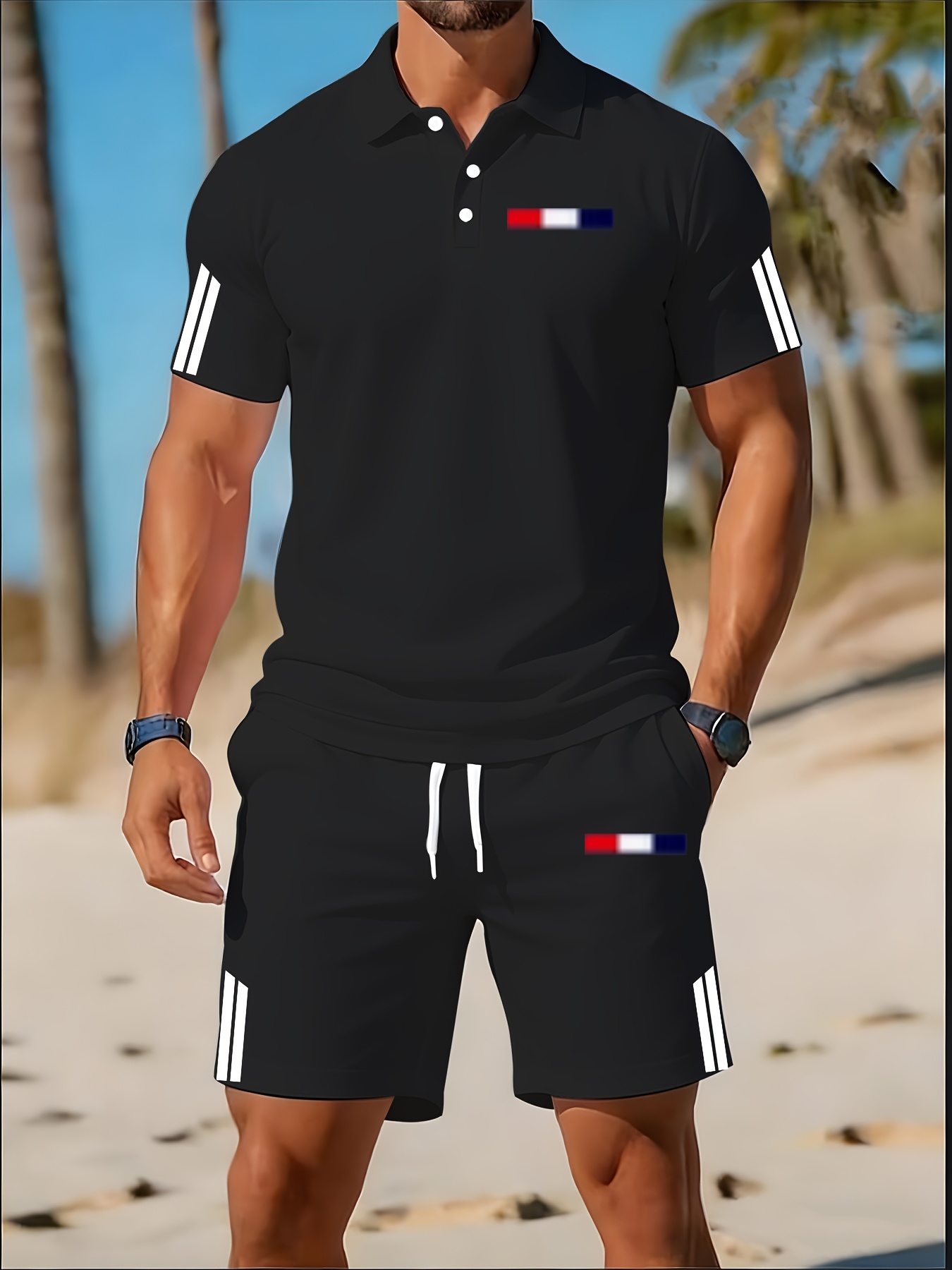 3D Printing Design Free - Ensemble de polos pour hommes été