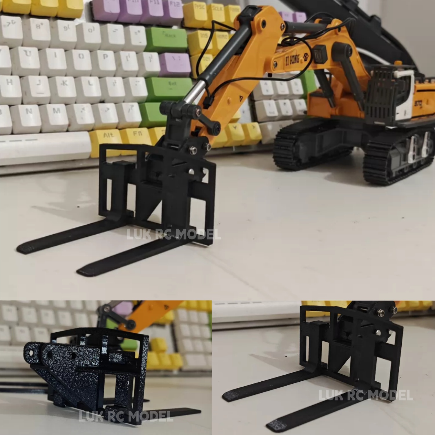 3D Printing Excavator - Fourche 1/50 imprimée en 3D pour