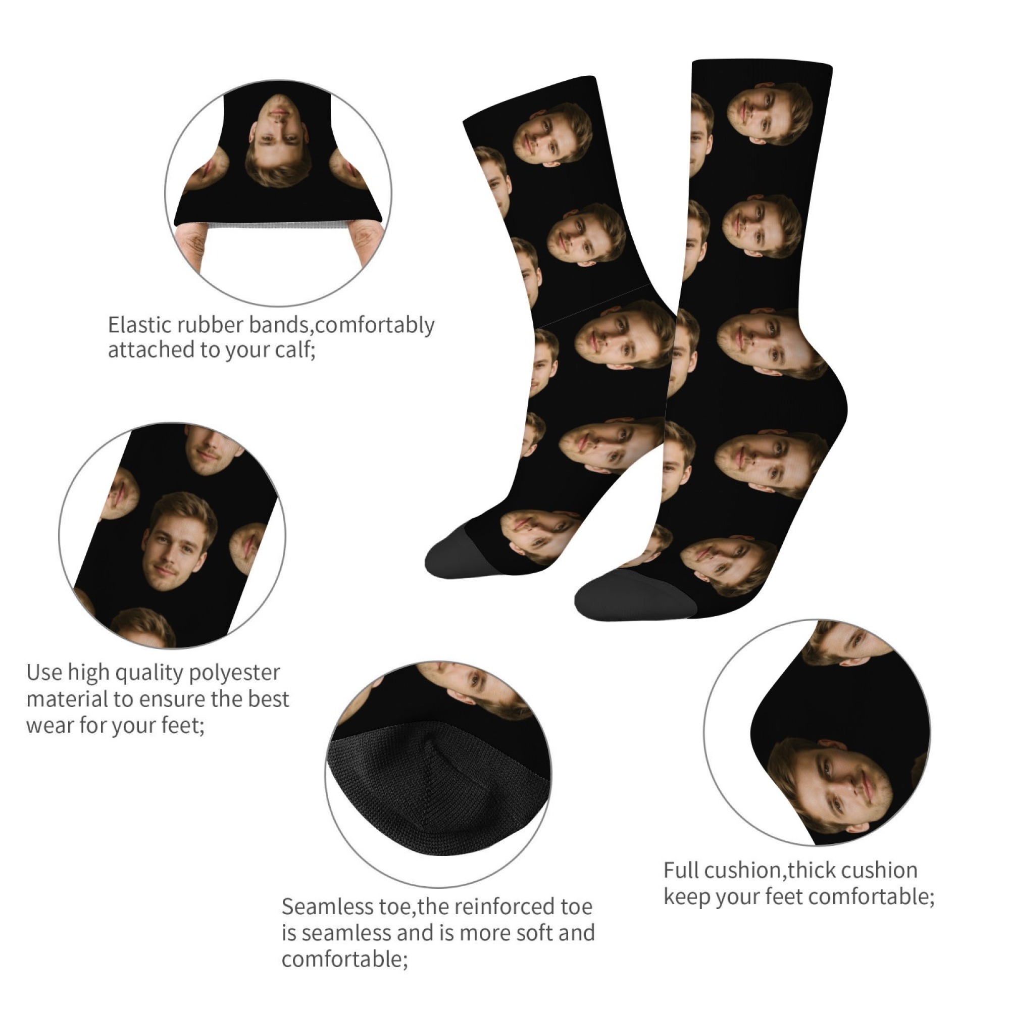 Chaussettes personnalisées ave - 3D Printing Design Free avis et prix
