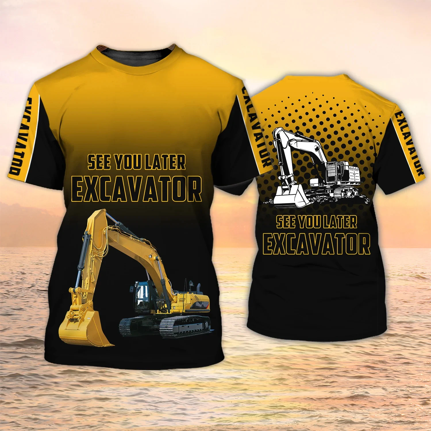 T-shirts d'excavateur pour opé - 3D Printing Excavator avis et prix