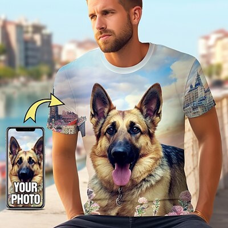 T-shirt personnalisé pour homm - 3D Printing Service avis et prix