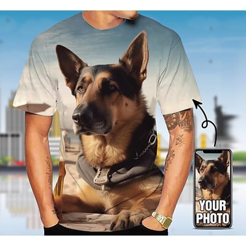T-shirt personnalisé pour homm - 3D Printing Service avis et prix