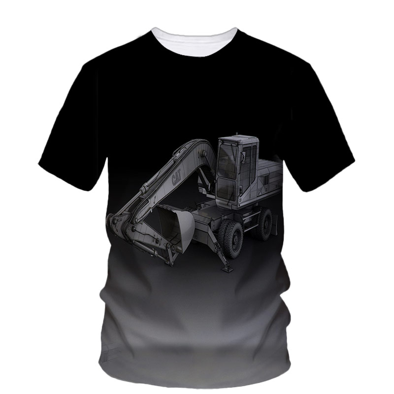 T-shirt à manches courtes Hip  - 3D Printing Excavator avis et prix